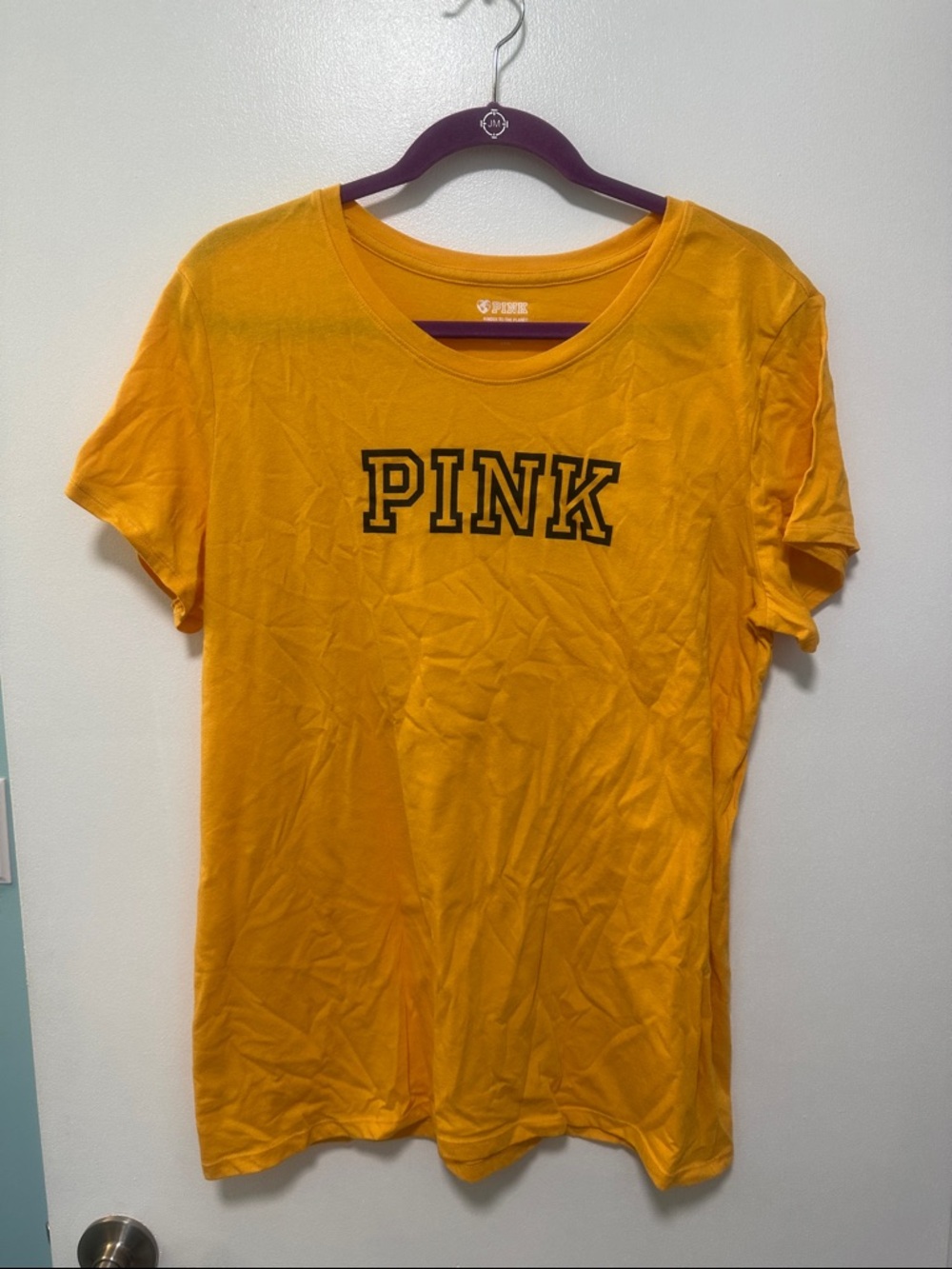 PINK short sleeve shirt size XL